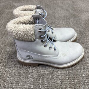 Timberland Premium Boots Gray Women’s Size 6